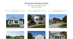 Desktop Screenshot of brookshiremeadows.com