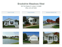 Tablet Screenshot of brookshiremeadows.com